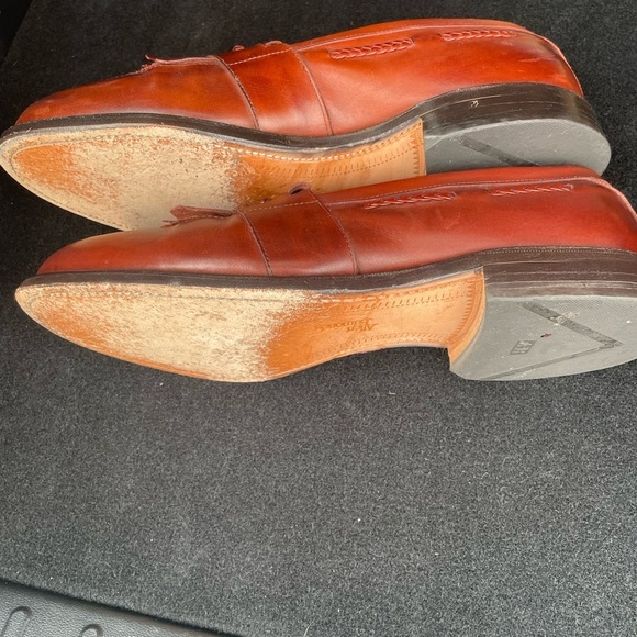 Allen Edmond Men's Brown Leather Loafers size 9 1/2 Men’s - Picture 4 of 6